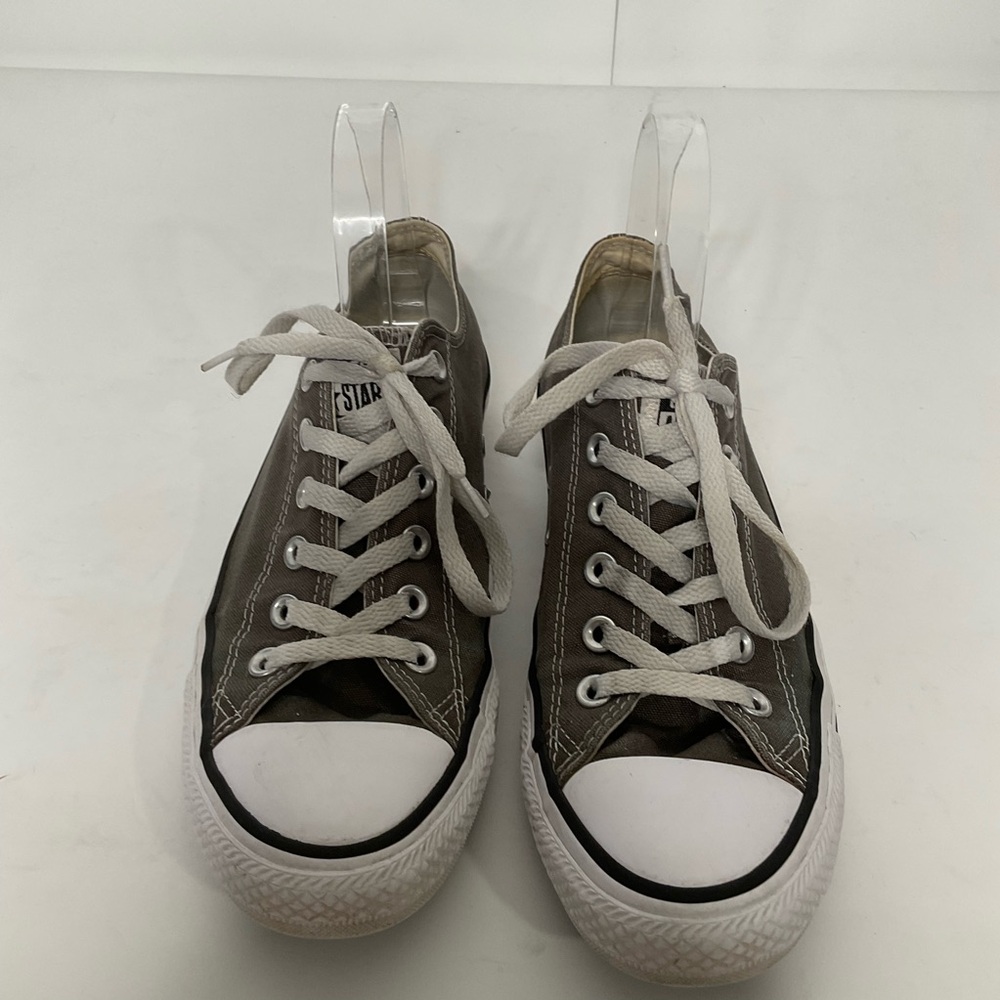 Converse Chuck Taylor All Star Low Tops Dark Grey Sneakers Unisex M 7.5, W 9.5 - Picture 13 of 14